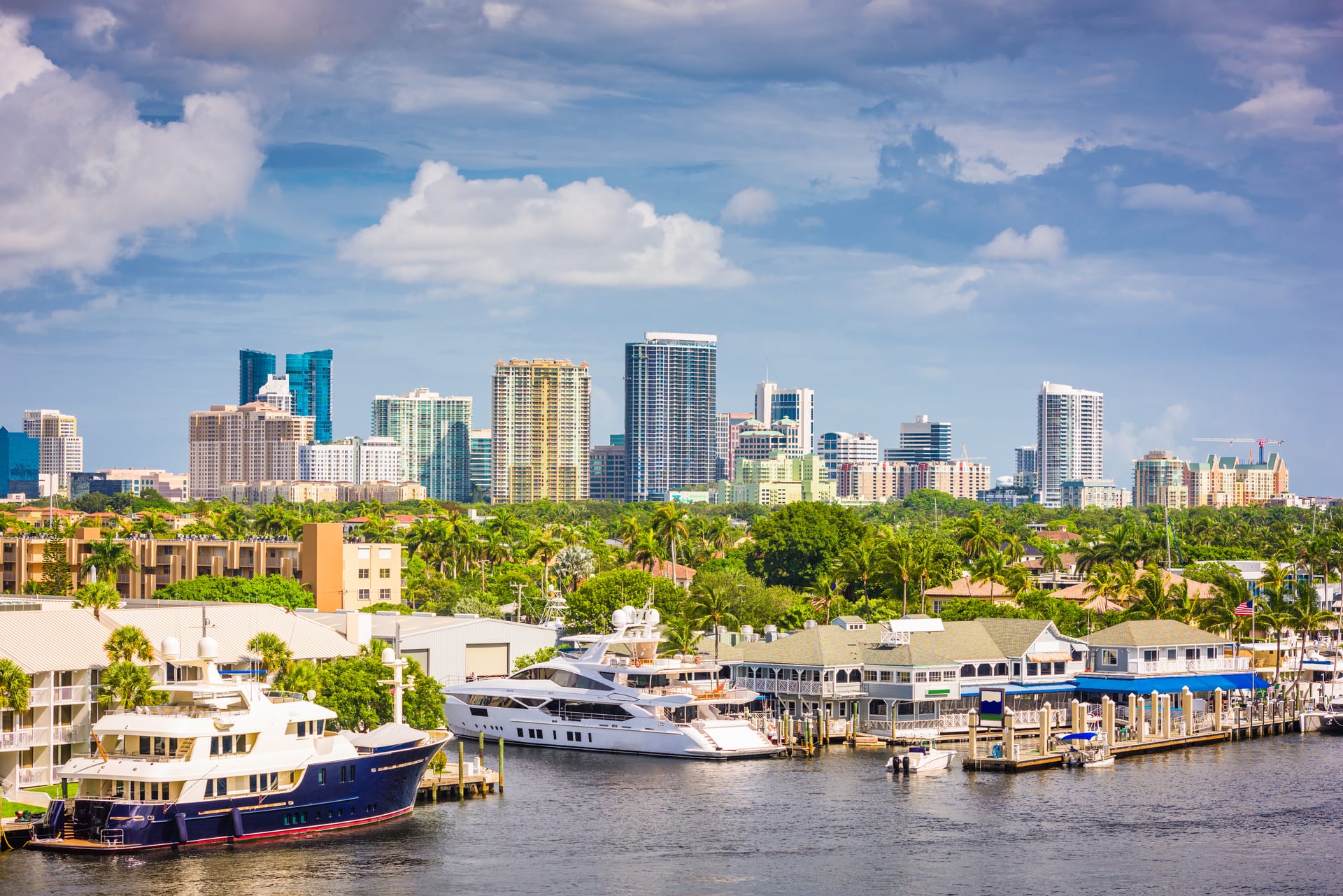 Fort Lauderdale, Florida skyline, an area served by Best Florida Roofing