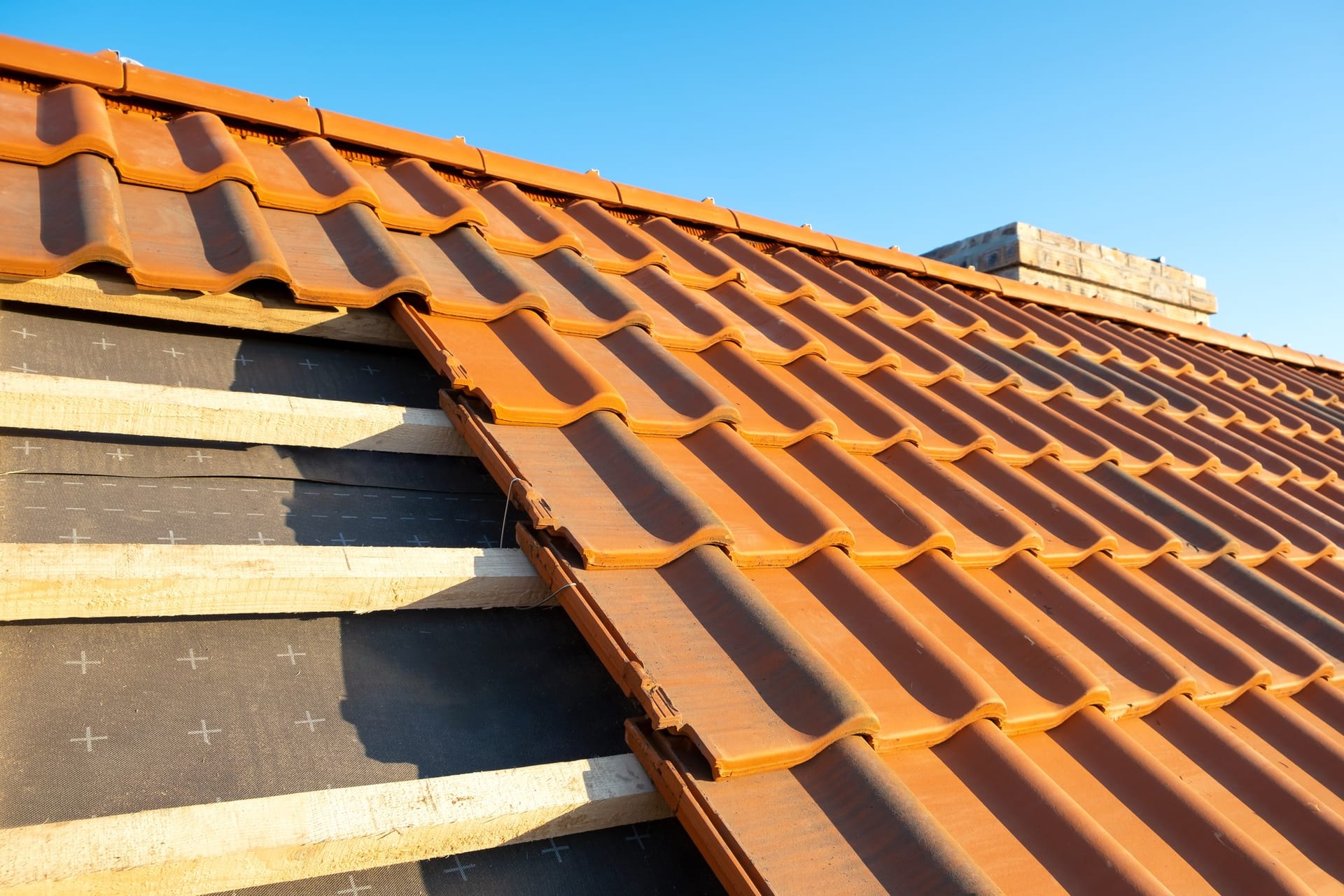 Tile roof installation and repair on a Florida home by Best Florida Roofing