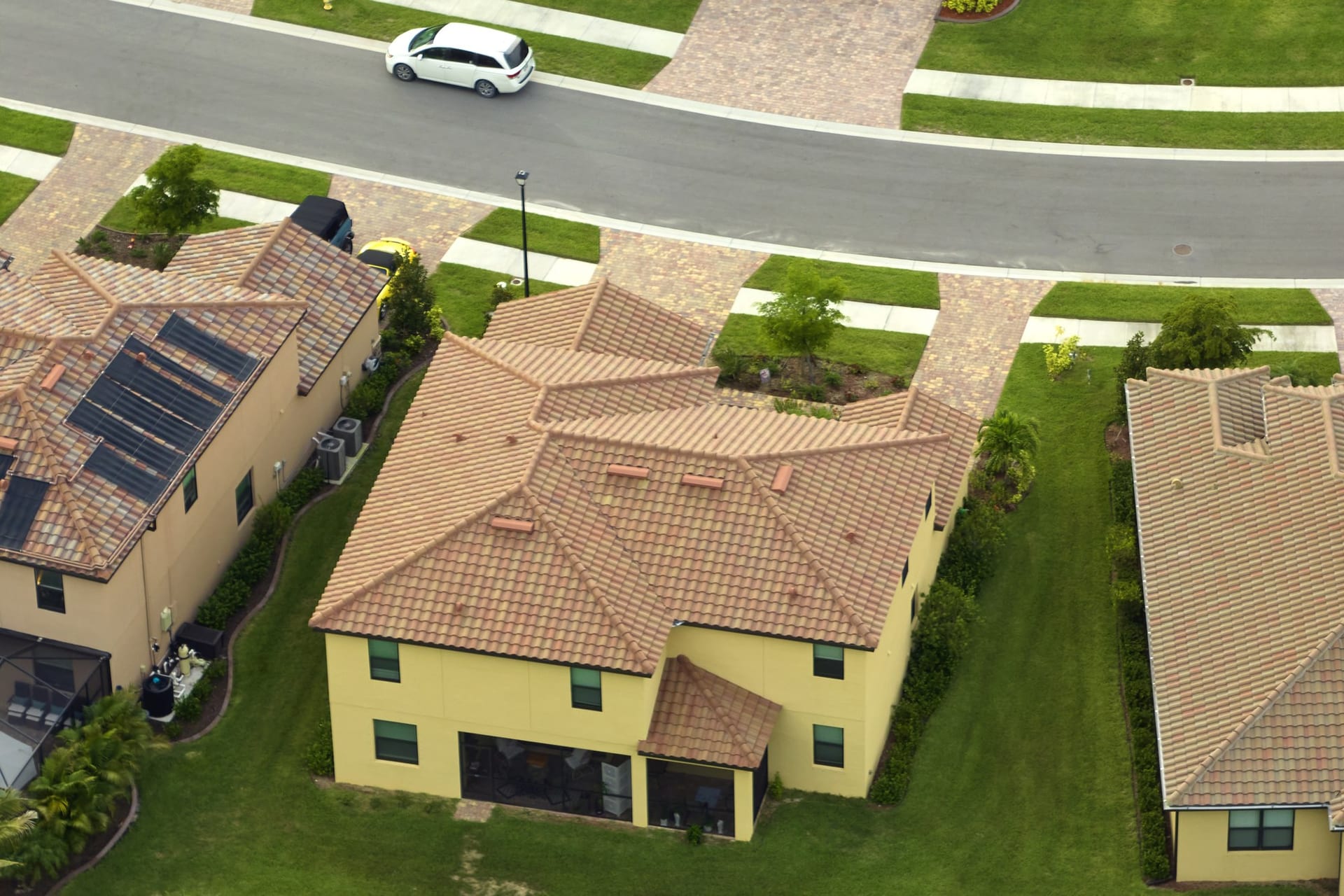 Residential roof replacement on a Florida home by Best Florida Roofing