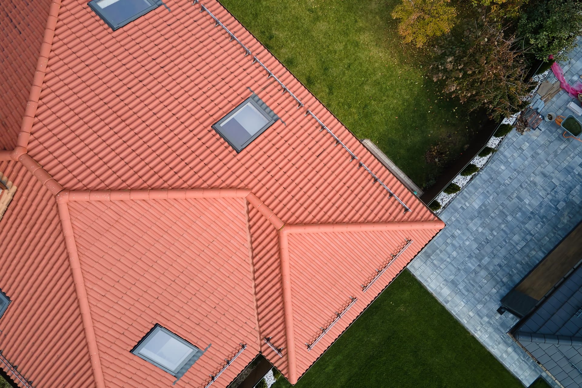 Tile roof with attic windows on a Florida home by Best Florida Roofing