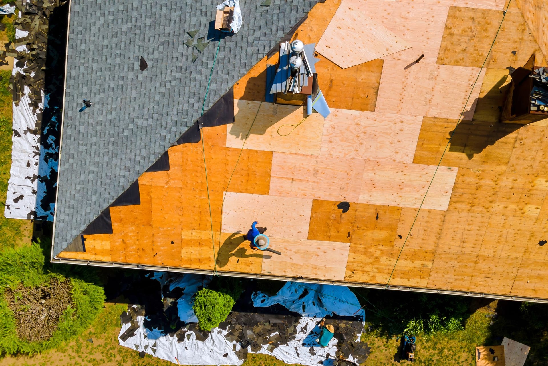 Hurricane and wind damage roof restoration in Florida by Best Florida Roofing